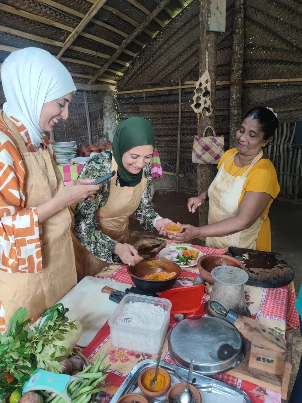Helping Woman